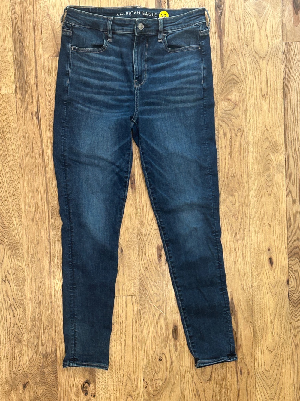 American Eagle Outfitters Men's Skinny Jeans in Dark Indigo